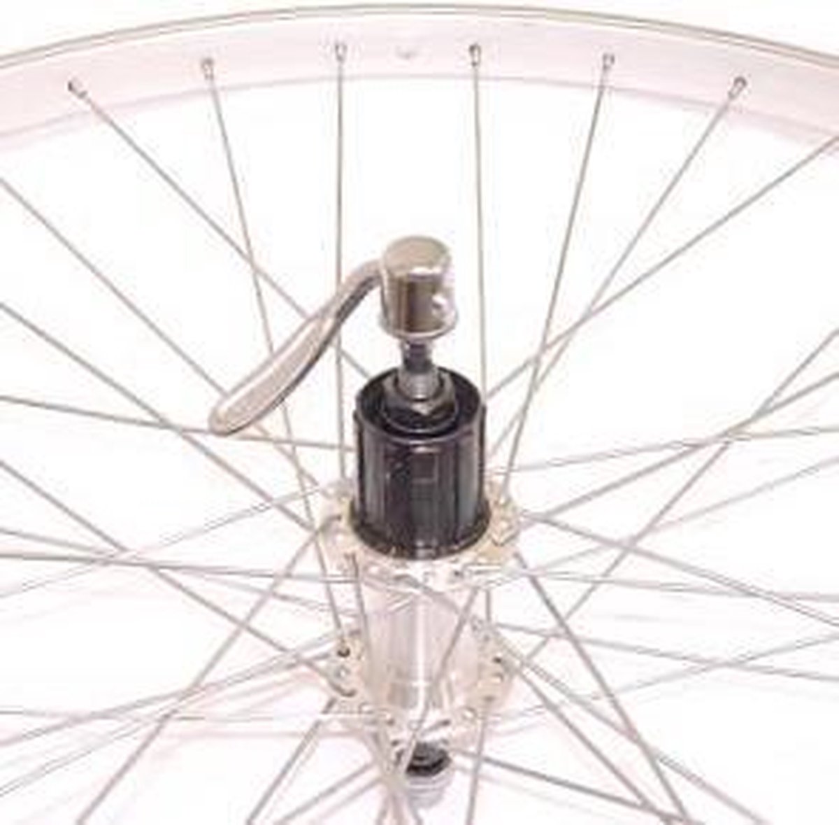 Roland achterwiel 28 uitval cass 8v Alu AS26 zilver zink spk Fiets kopen online
