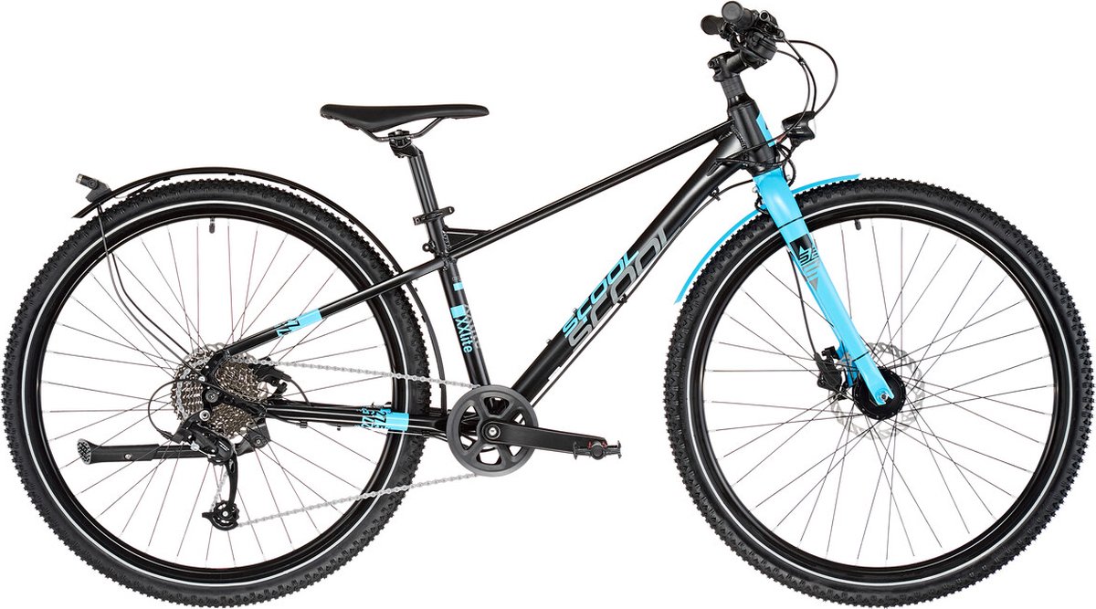 s'cool XXlite EVO Disc 27,5 9-S Kinderen, zwart Fiets kopen online