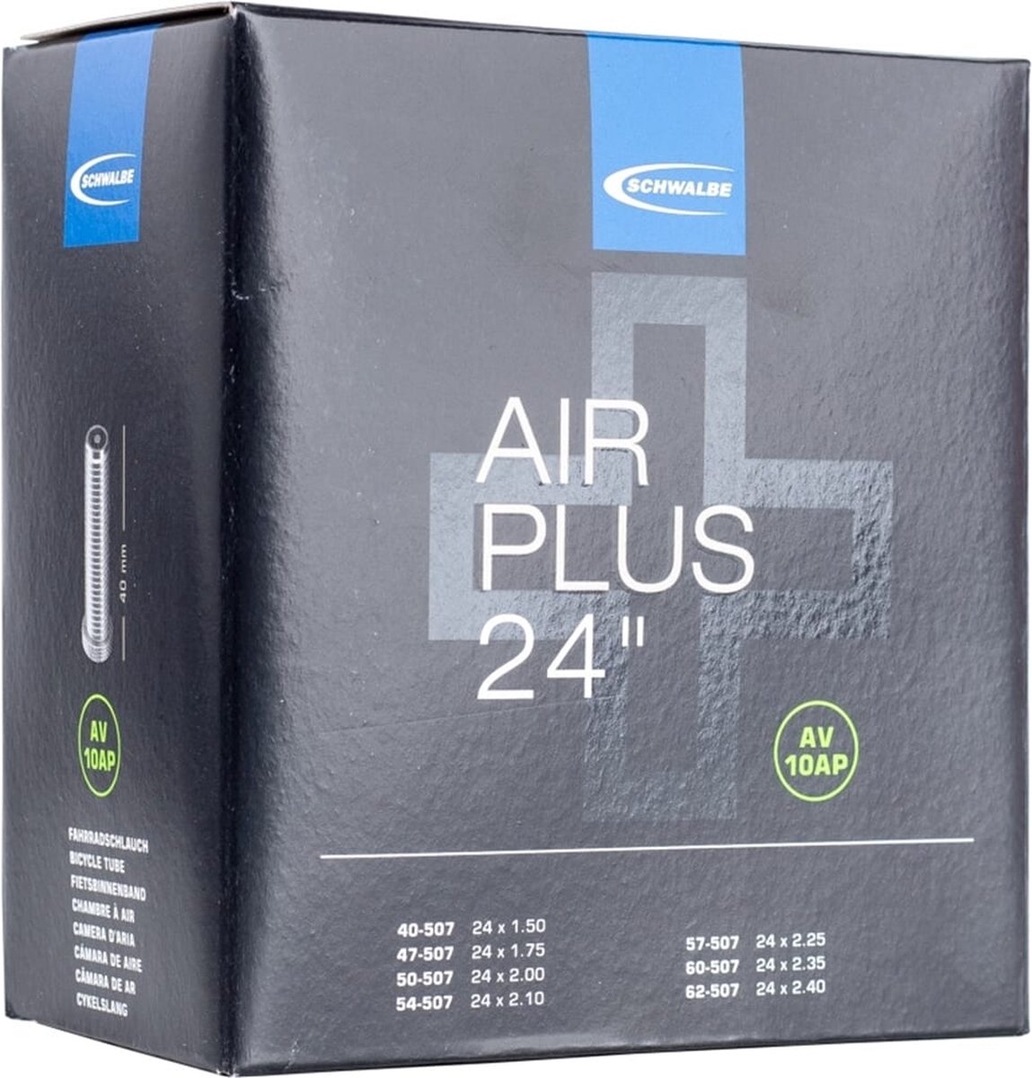 schwalbe av10ap binnenband airplus 24inch 40 62 507 ib agv 40mm