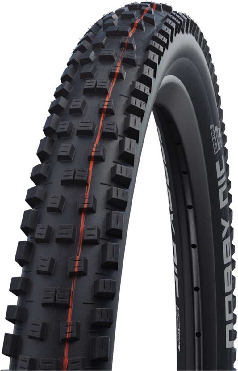 schwalbe nobby nic addix soft super trail tubeless 29 x 2 60 mtb band zilver 29 x 2 60