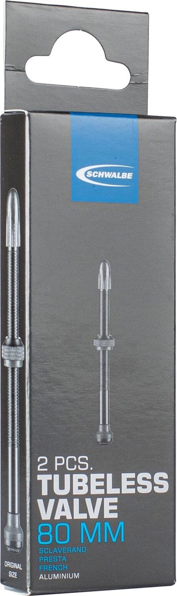 schwalbe tubeless ventiel 80mm 2 stuks