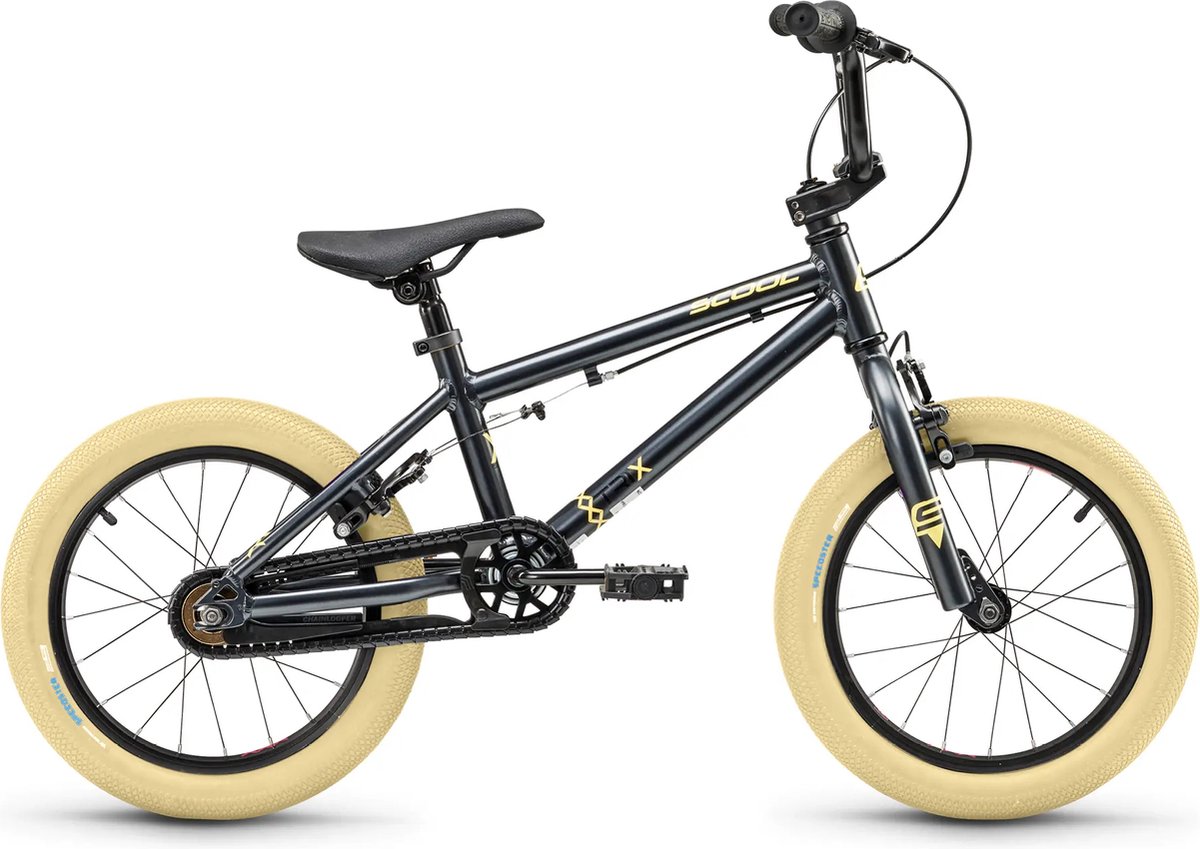 scool xtrix mini 16 kinderen grijs