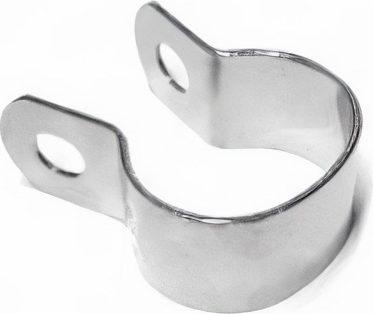 shimano bandage 22 mm rvs zilver 10 stuks