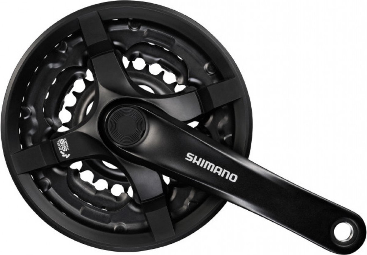 Shimano Crankstel Tourney Fc-ty501 Cg Triple 24-34-42t Zwart Fiets kopen online