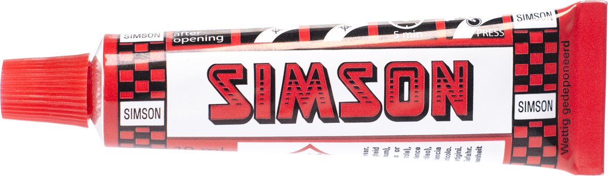 simson solutie lijm klein 10 ml