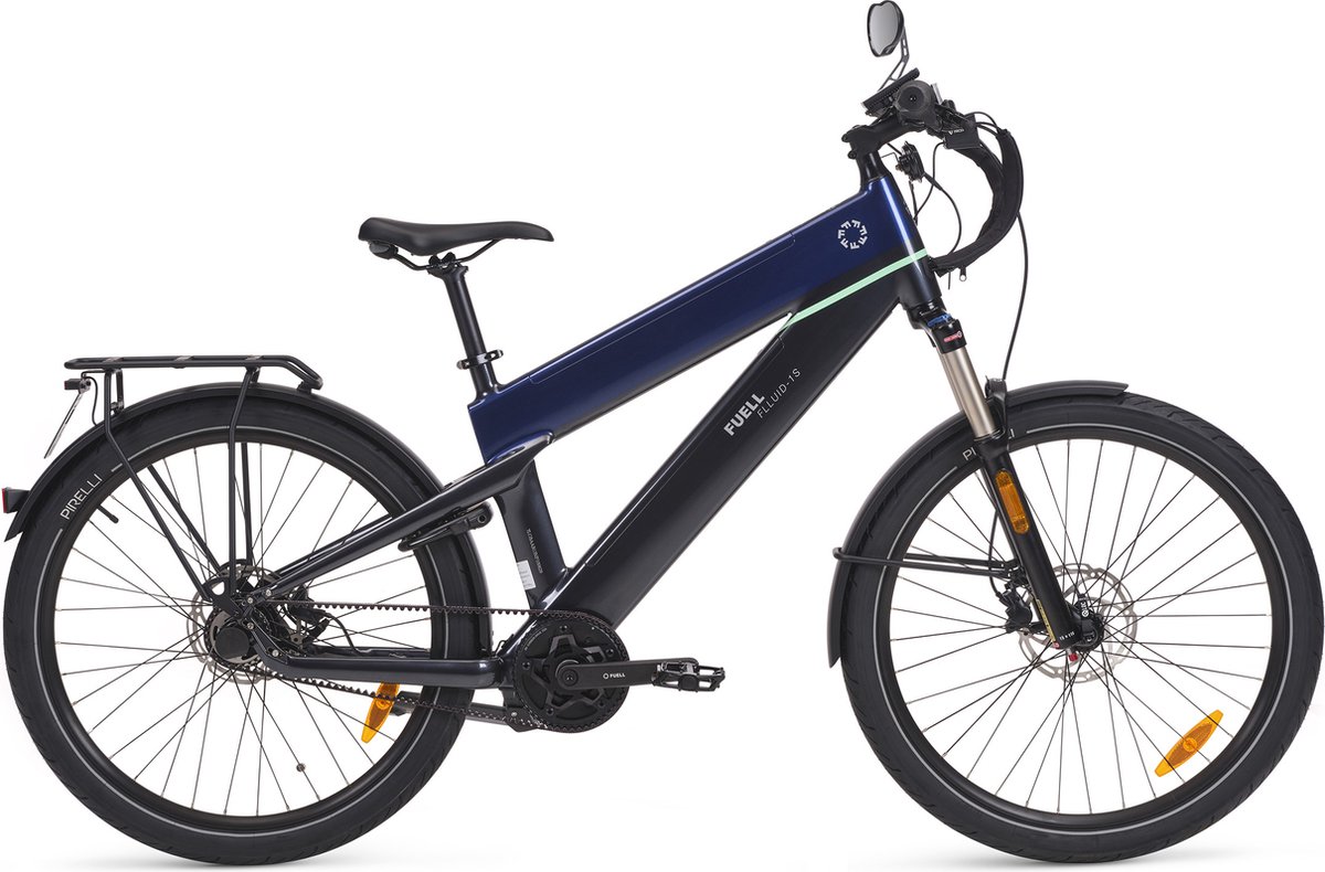 speedpedelec flluid 1s met enviolo versnellingsnaaf blauw m