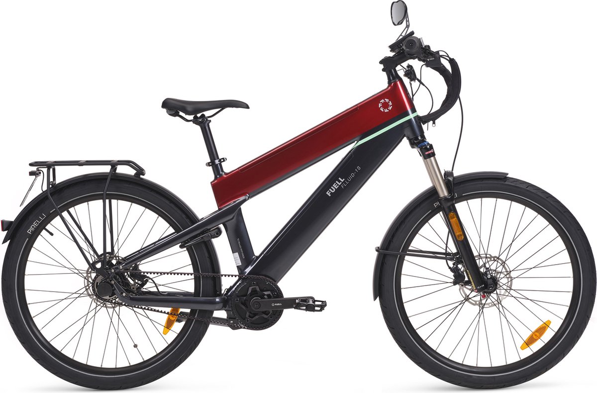 Speedpedelec, FLLUID-1S met Enviolo versnellingsnaaf, rood, M Fiets (elektrisch) kopen online