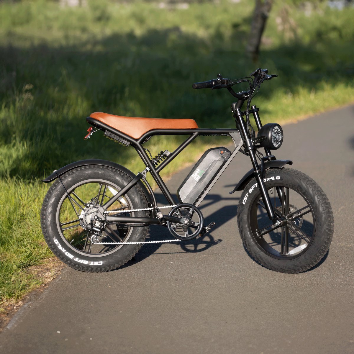 spekbike fatbike electrisch e bike elektrische fiets 750w motor 20 inch inclusief extra slot
