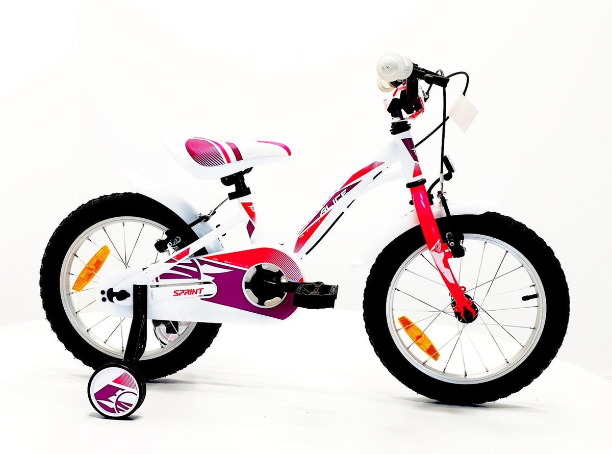 sprint alice mountainbike meisjesfiets 18 inch framemaat 26 cm wit roze bk21si0560 1 rij1