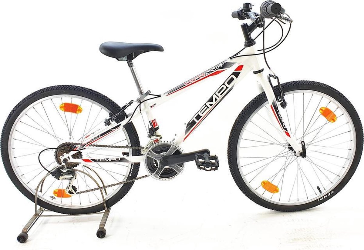 Sprint Probike Tempo - Jongensfiets 24 inch - Mountainbike - 18 Versnellingen Shimano - Wit/Blauw - Framemaat: 28 cm - BK19PB0010 R4 Kinderfiets kopen online