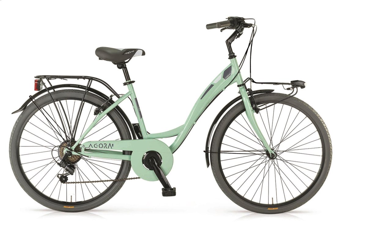 Stadshybride derr Agora 43cm/26inch wheel derr 6 sp orange Fiets kopen online