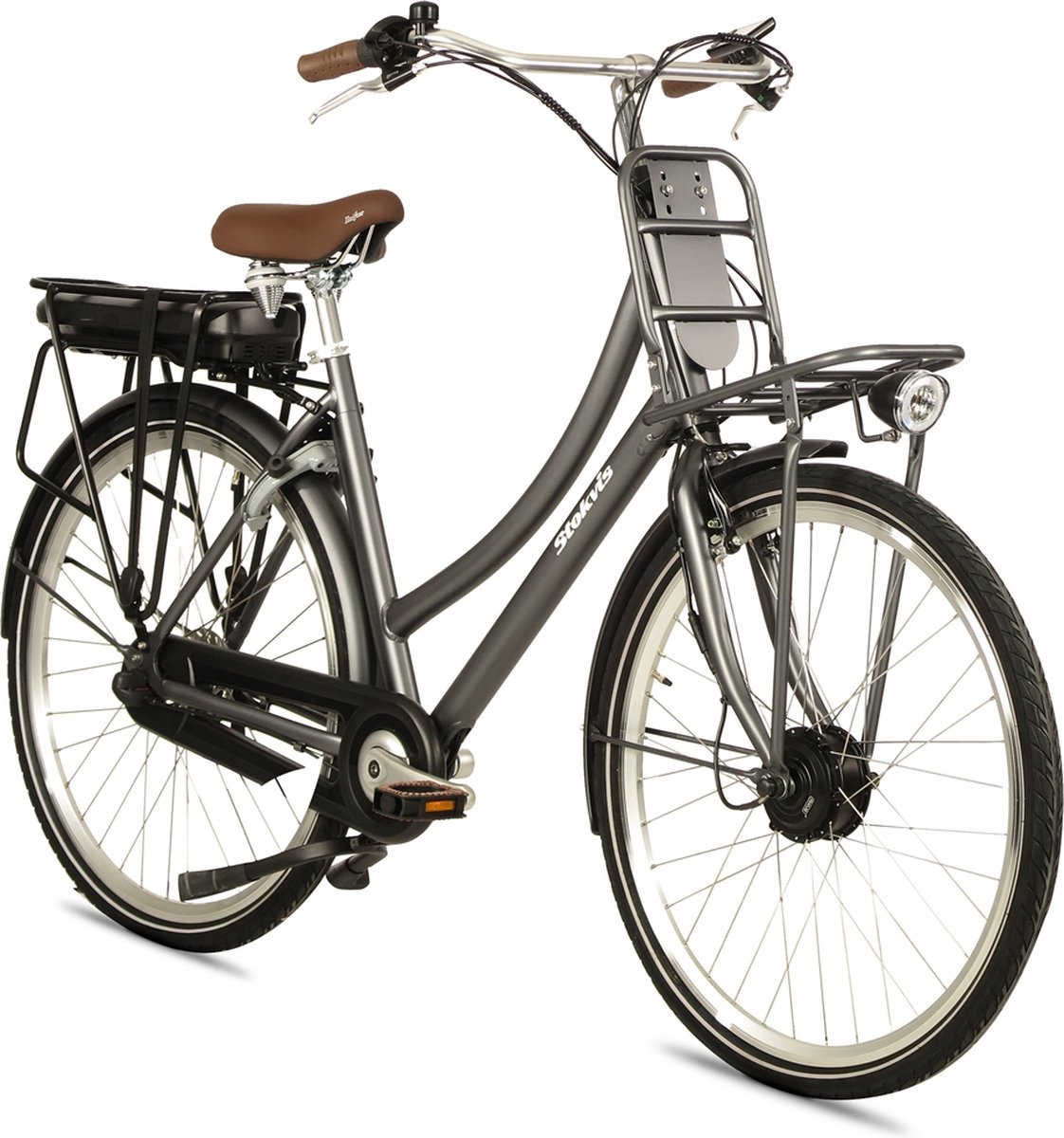 Stokvis E-Transporter N3 RB 360 Wh Coal Grey Fiets (elektrisch) kopen online