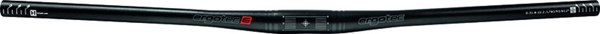 stuur ergotec flat bar 31 8x680 mm zwart