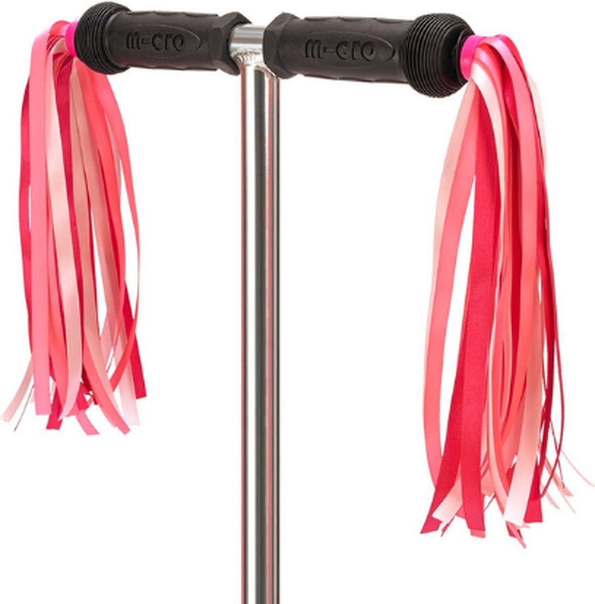 Stuurslingers - Stuurversiering Fiets -Kinderfiets versiering - Handvat Streamers - Magenta roze wit - 2 Stuks - Handvatten niet inbegrepen Kinderfiets kopen online