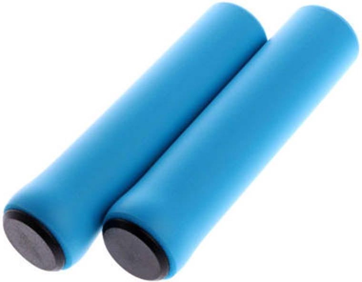 Superzachte fietsstuur, fiets siliconen antislip stuur antislip schokabsorberende handvatten [blauw] Fiets kopen online