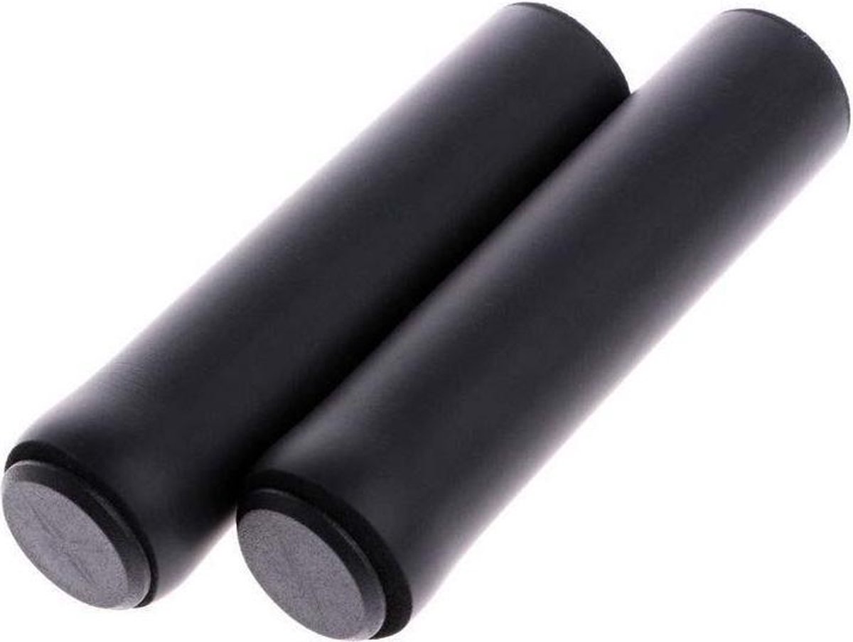 superzachte fietsstuur fiets siliconen antislip stuur antislip schokabsorberende handvatten zwart