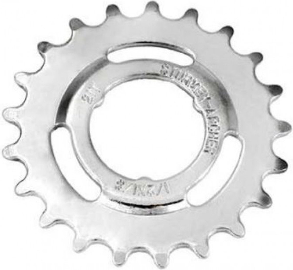 tandwiel sturmey archer 21t 3 32 doorgezet verchroomd