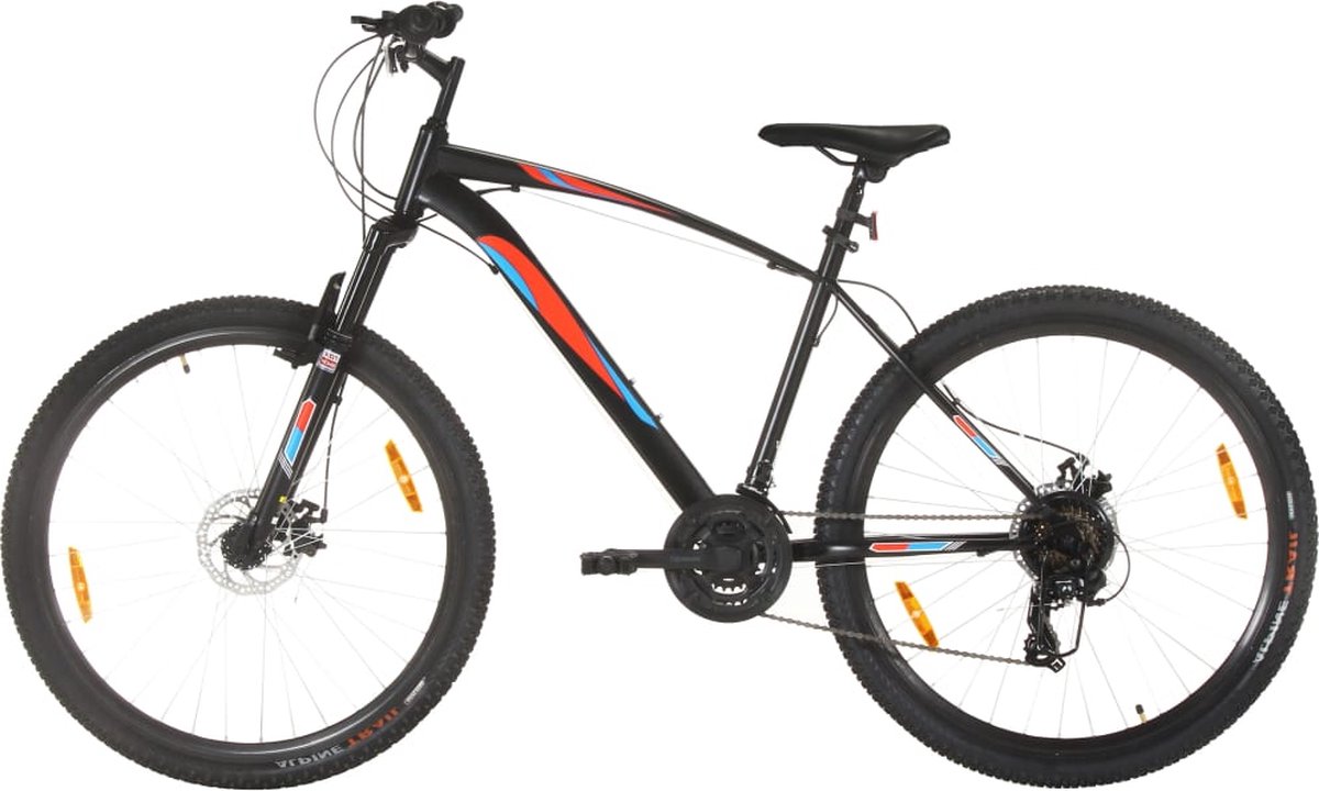 the living store mountainbike 29 inch wielen stalen frame 21 versnellingen zwart