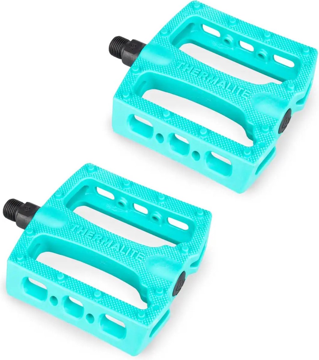 thermalite 9 16 bmx pedalen caribbean green