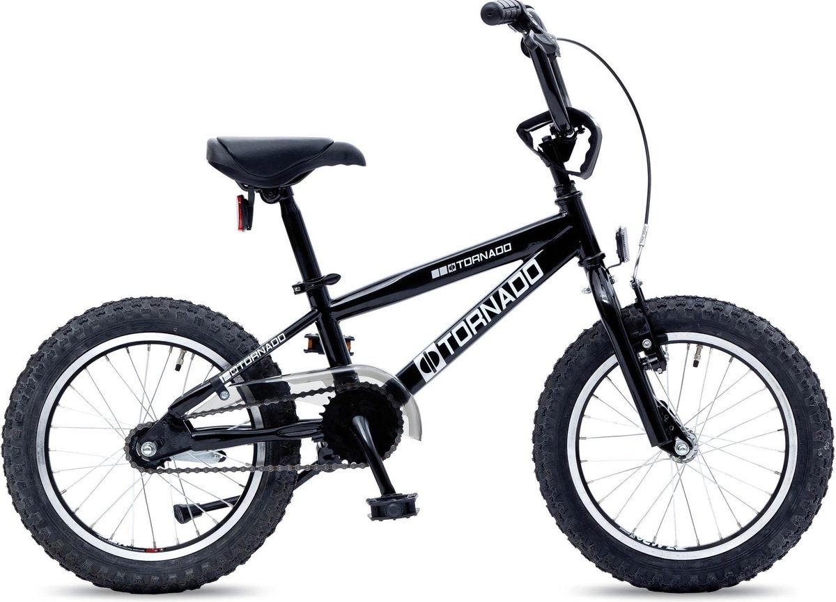 Tornado BMX Crossfiets - 16 inch - Zwart Kinderfiets kopen online