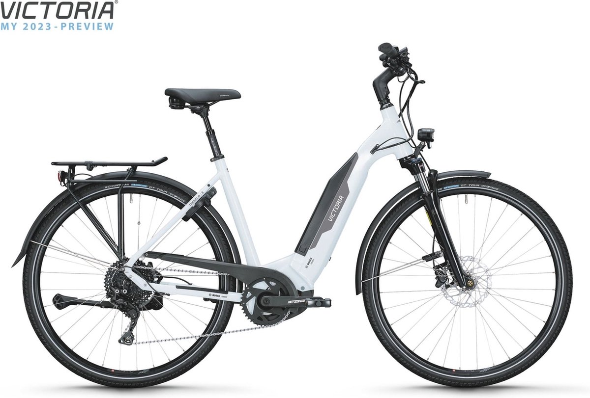 TRESALO 3 snow white matt 28 dames 46 cm Fiets (elektrisch) kopen online