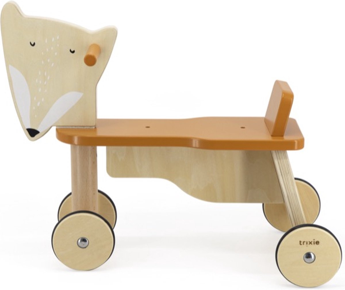trixie houten fiets 4 wielen mr fox
