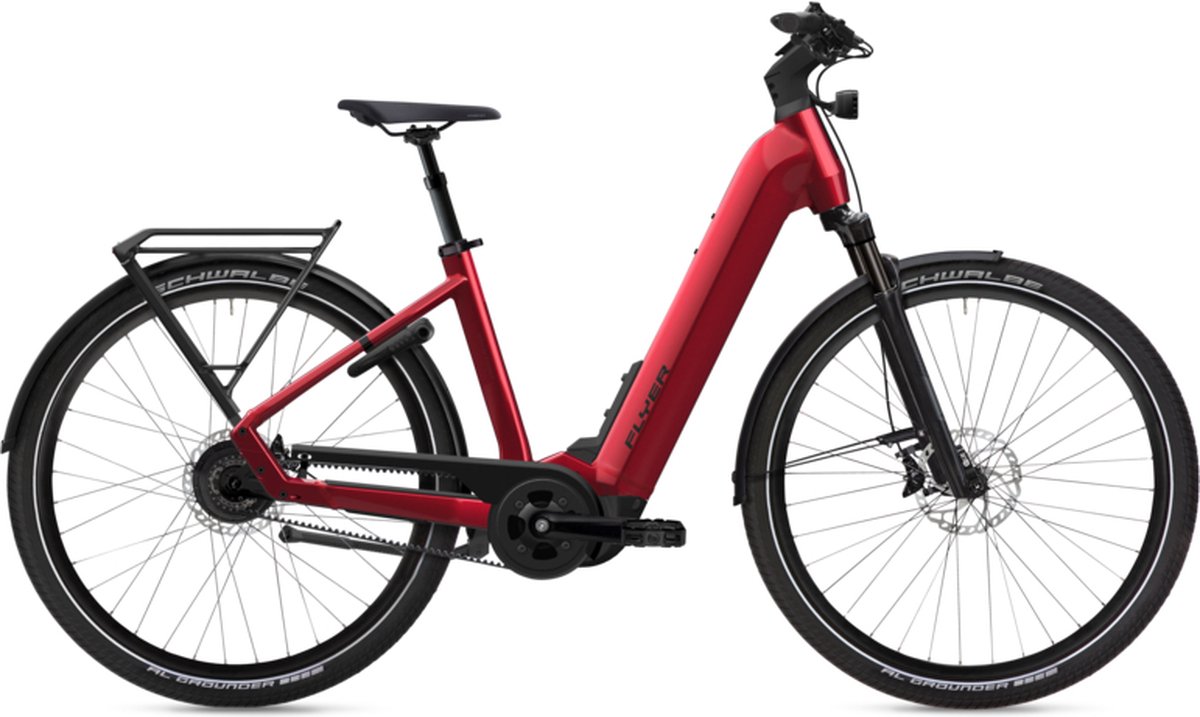 Upstreet 7.23 Comfort L Mercury Red Gloss (750Wh) Fiets (elektrisch) kopen online