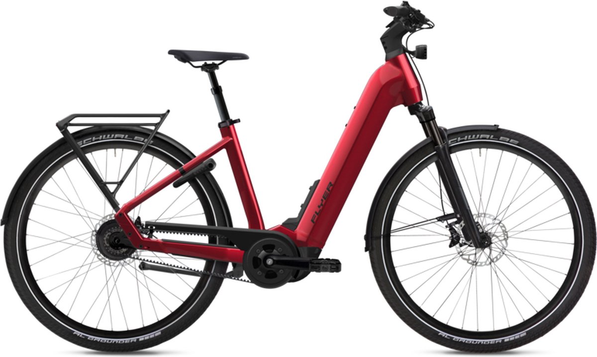 Upstreet 7.43 Comfort Xl Mercury Red Gloss (750) Fiets (elektrisch) kopen online