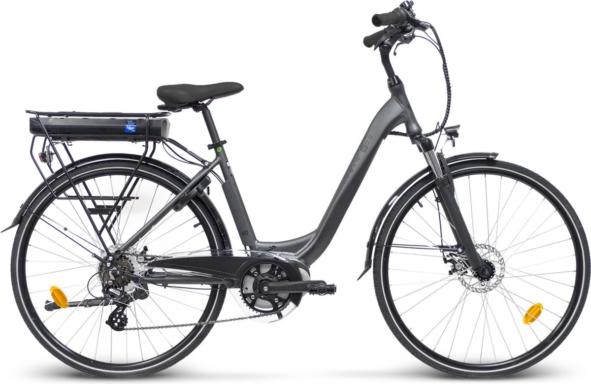 urban e600 elektrische damesfiets midmotor 13ah 7sp 28 inch