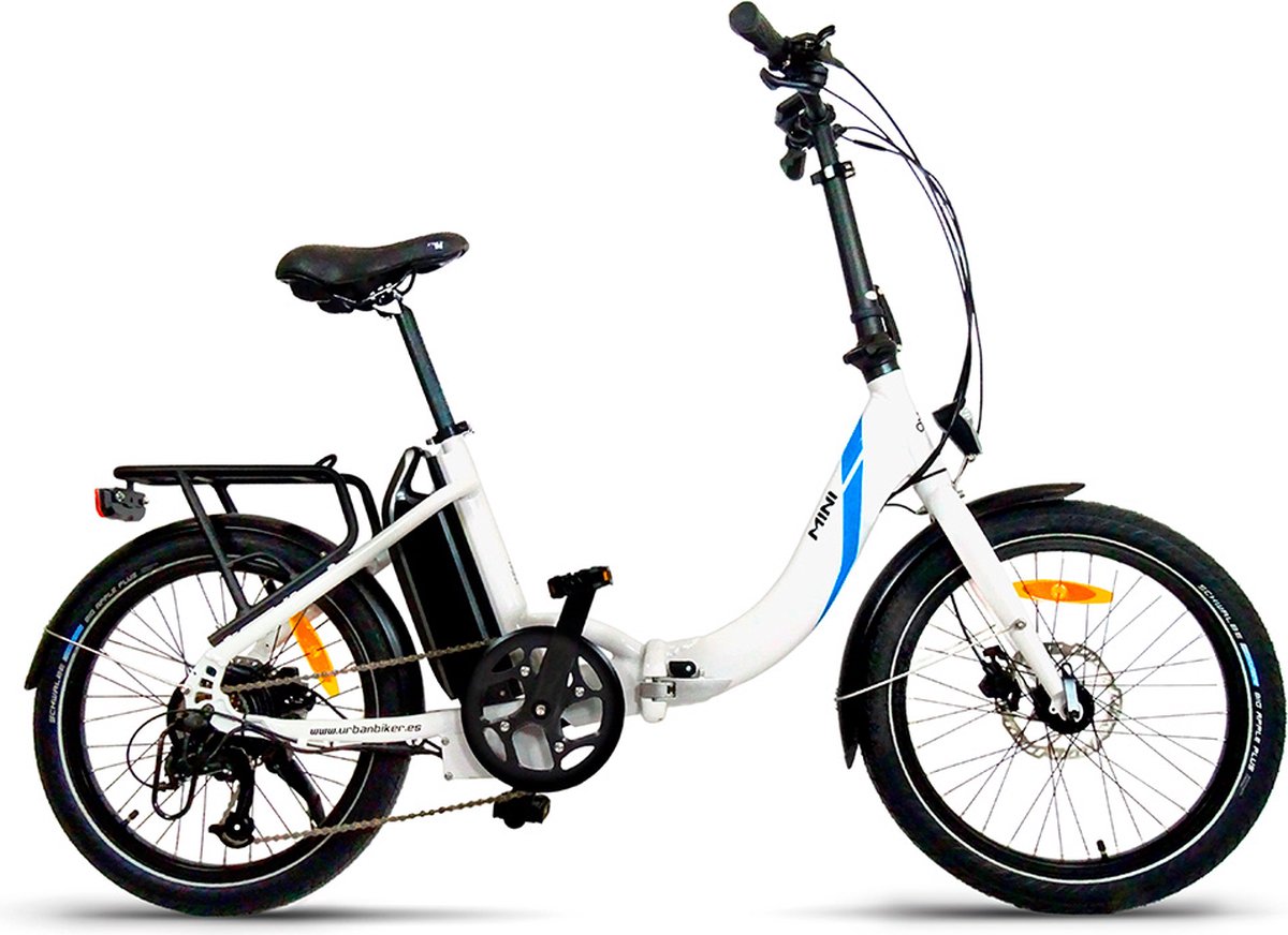 Urbanbiker Mini | Elektrische Vouwfiets | 100KM Actieradius | Wit | 20" Fiets (elektrisch) kopen online