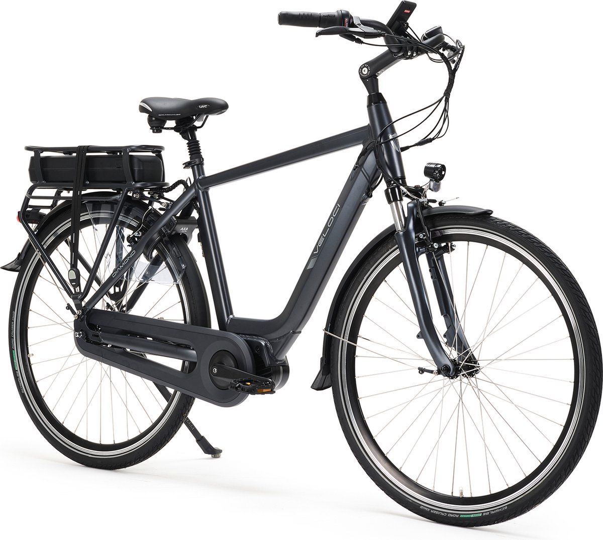 veloci diamond elektrische fiets met middenmotor heren