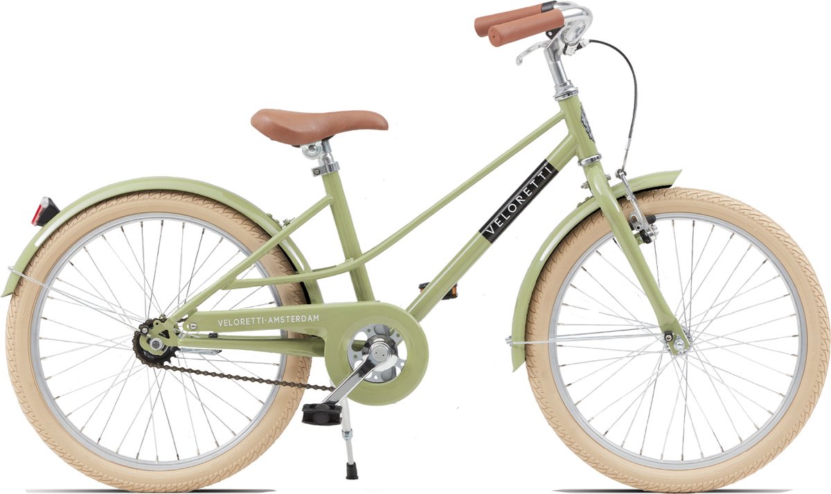 Veloretti Junior Kinderfiets - 20 inch - Groen - 5-8 jaar Kinderfiets kopen online
