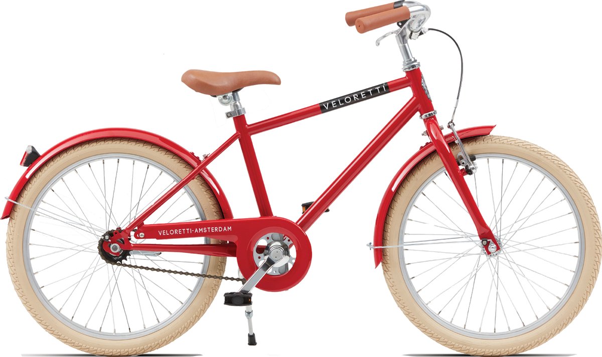 veloretti junior kinderfiets 20 inch rood 5 8 jaar