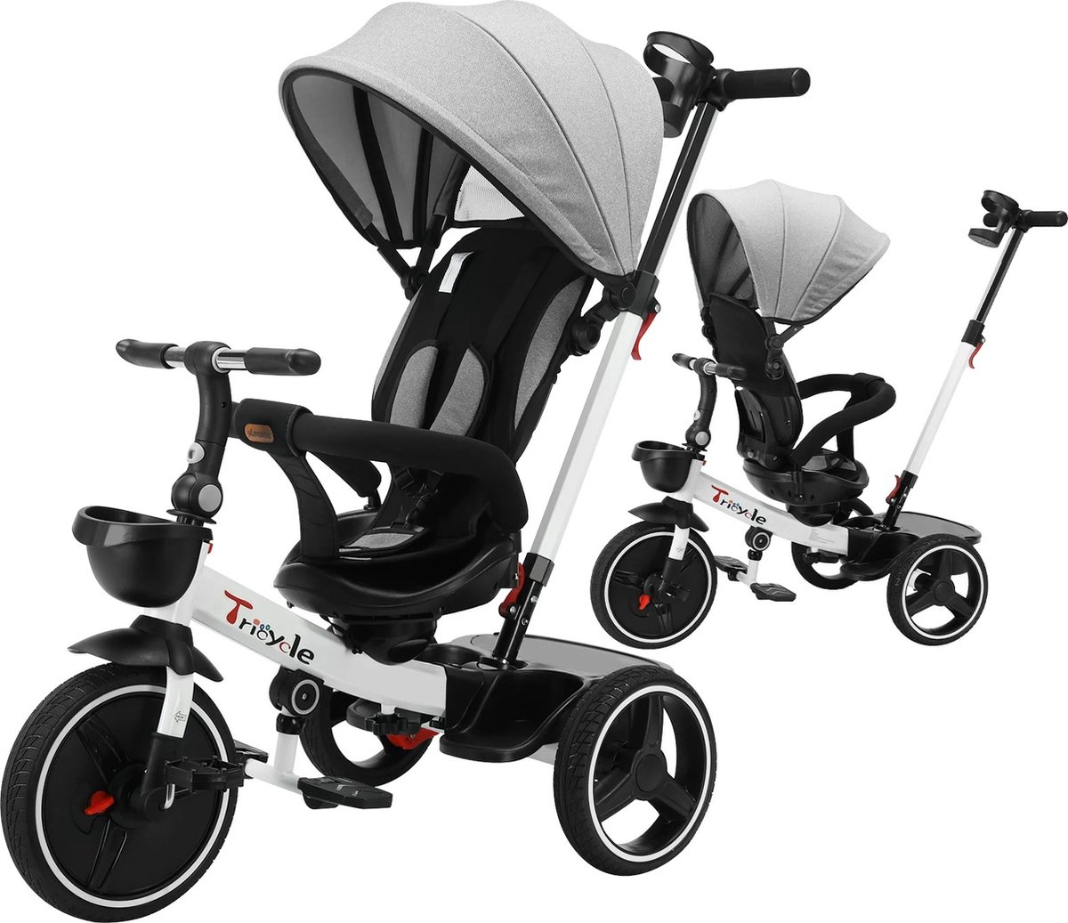 Verkoop Nederland® - Kinderwagen - Driewieler Fiets - 360 Graden Rotatie - 6 in 1 - 18-60 Maanden Kinderfiets kopen online