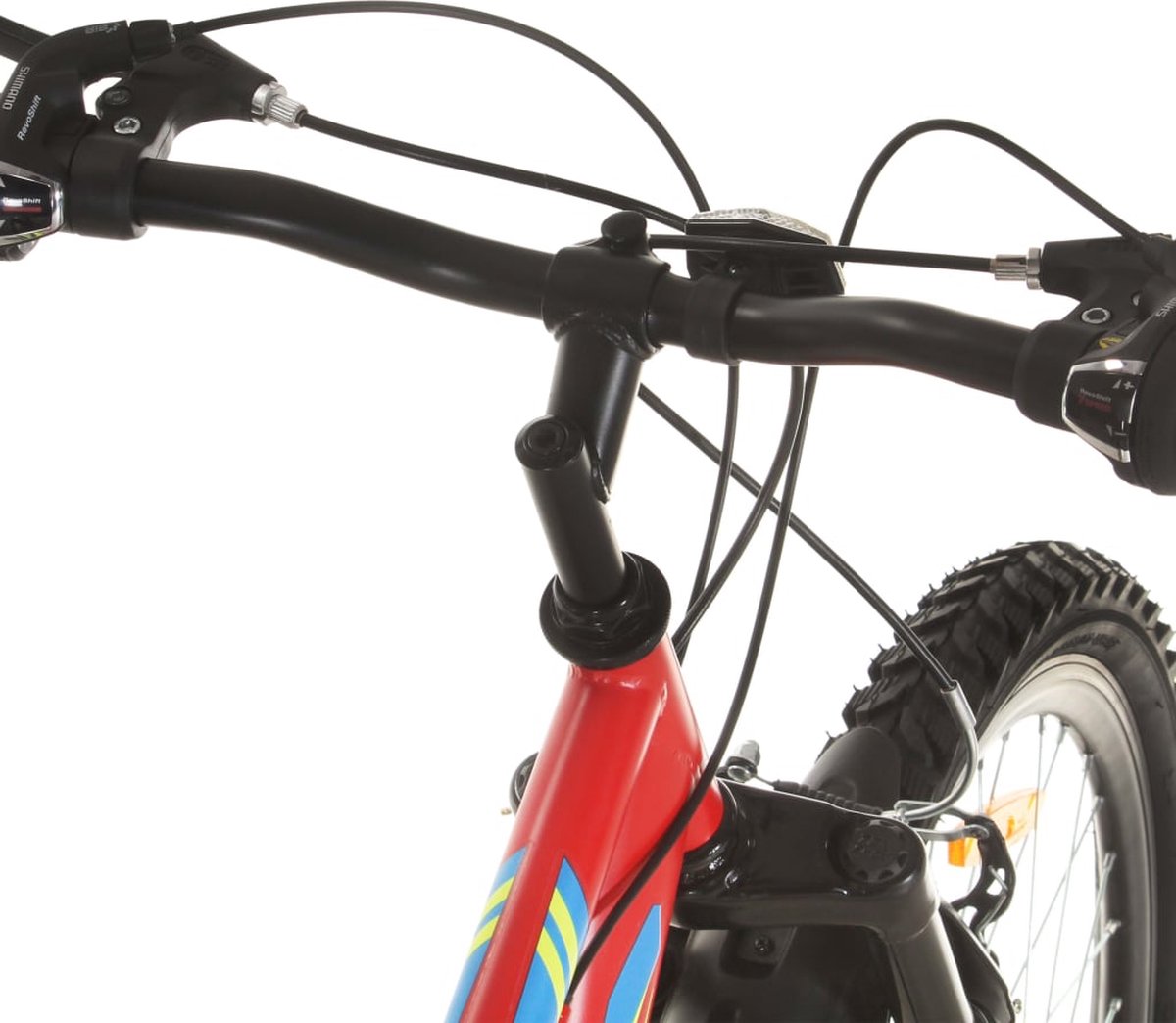 vidaxl mountainbike 21 versnellingen 26 inch wielen 49 cm rood