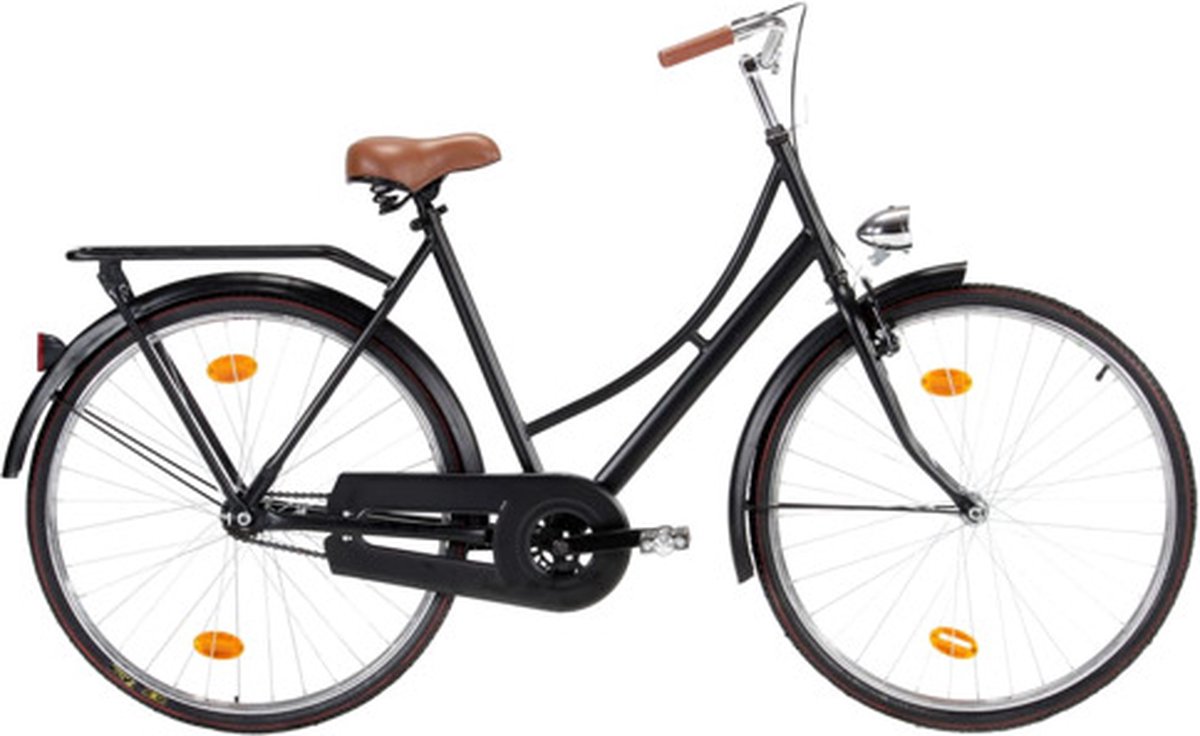 vidaxl omafiets 28 inch 57 cm frame