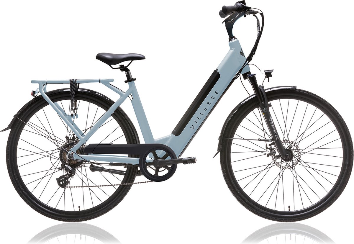 Villette L' Amant elektrische damesfiets 13Ah 7sp 28 inch blauw Fiets (elektrisch) kopen online