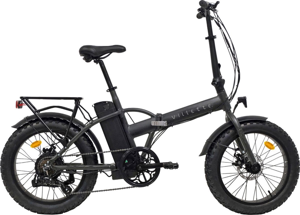 Villette le Gros elektrische vouw fatbike 13Ah 7sp 20 inch Dark Grey Fiets (elektrisch) kopen online