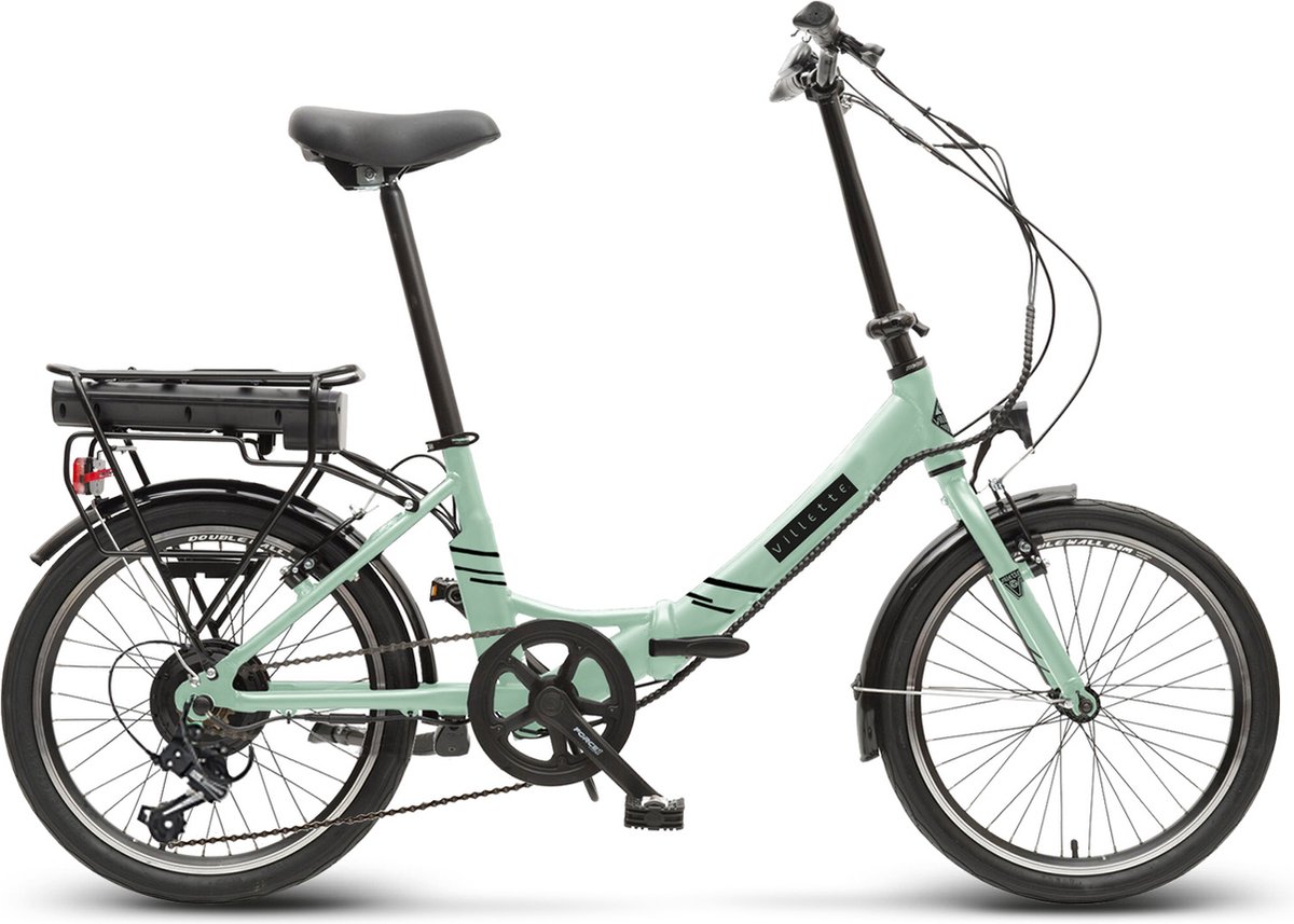 villette les vacances vouwbare e bike 6 sp 20 inch mint