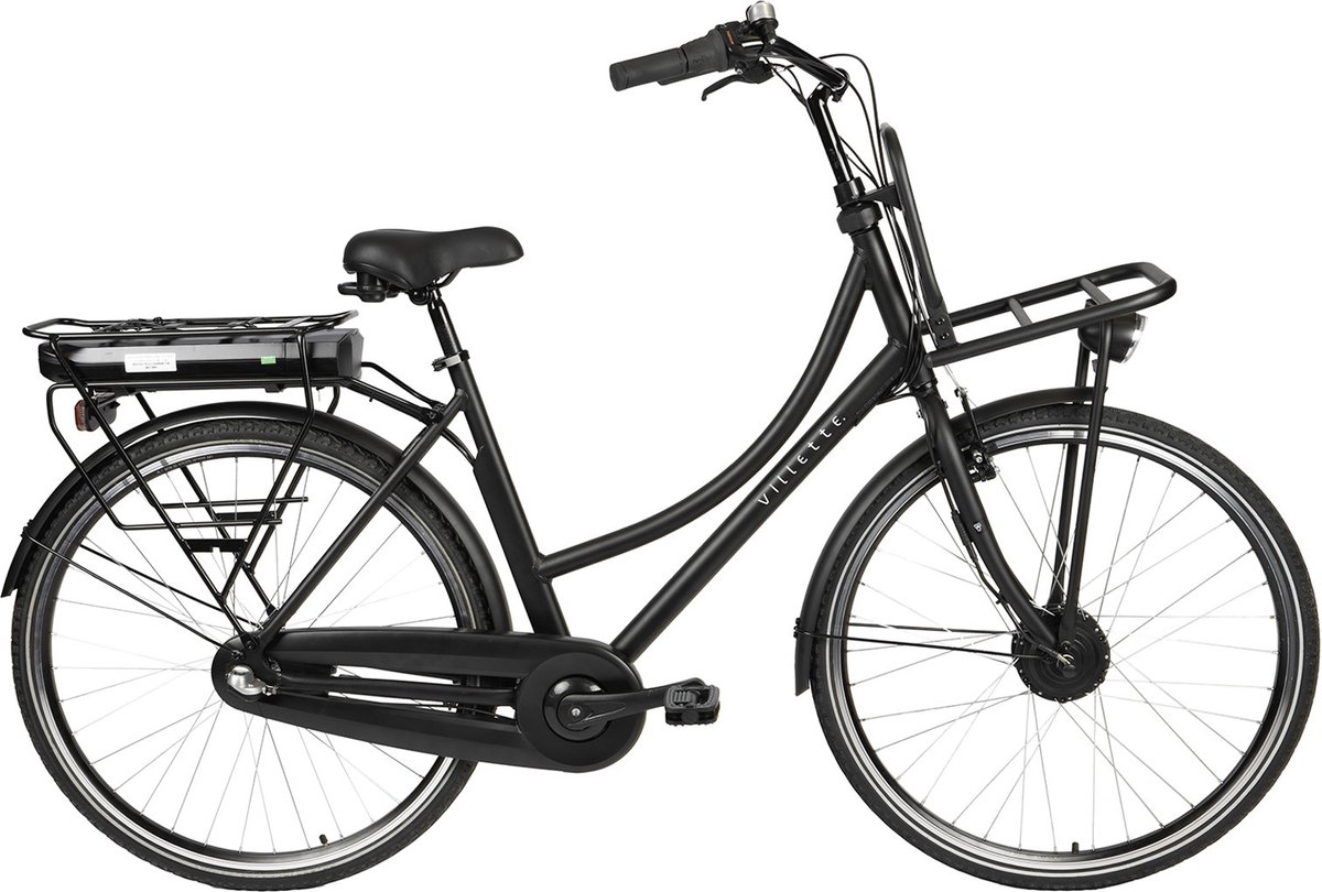 villette transporter dames e bike 13ah nexus 3 28 inch matt black