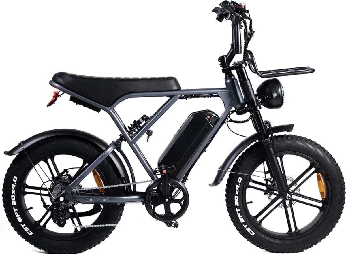 vilolux h9 pro 3 0 rijklaar voorrek alarm hydraulische remmen 2024 model elektrische fatbike fatbikes e bike voetsteunen 25 km u 250w 2 jaar garantie space grey legaal