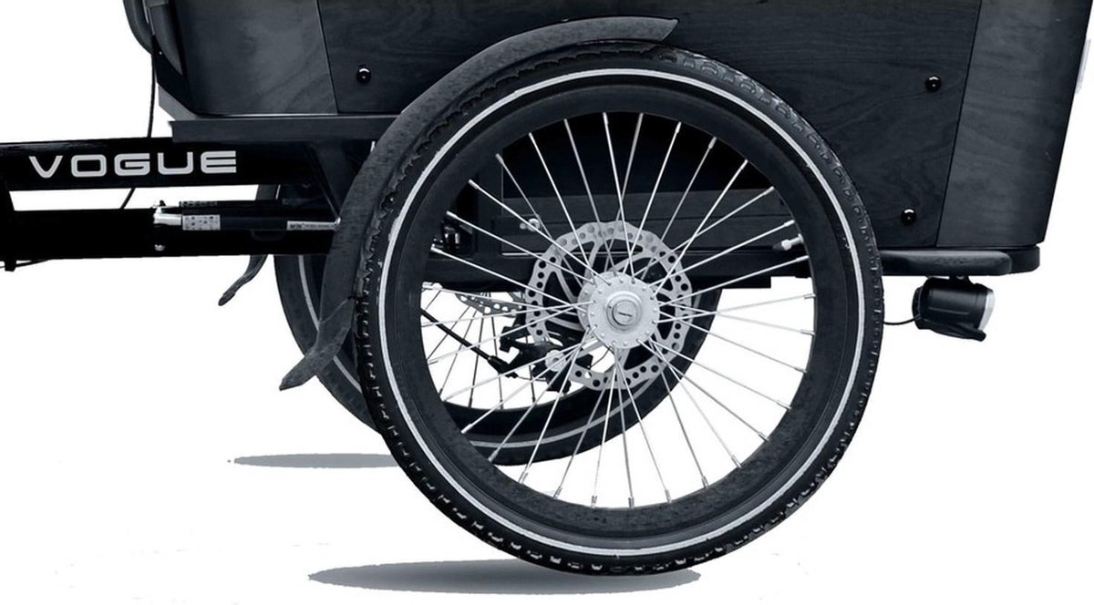 Vogue Carry bakfiets Midden motor Kangeroo 7V  matzwart Fiets (elektrisch) kopen online