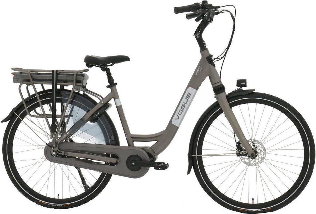 Vogue Infinity Mds N8 - Fiets (elektrisch) - Vrouwen - Matgrijs - 53 Fiets (elektrisch) kopen online