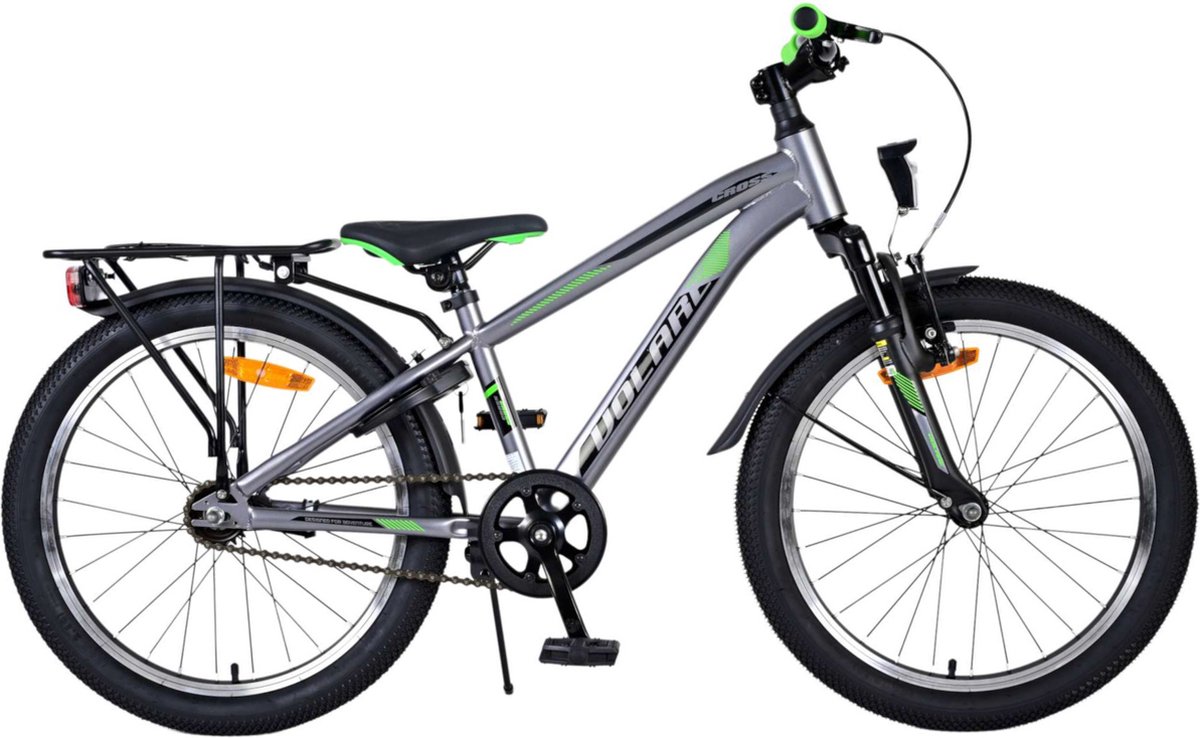 Volare Cross Kinderfiets - Jongens - 20 inch - donker Grijs Kinderfiets kopen online