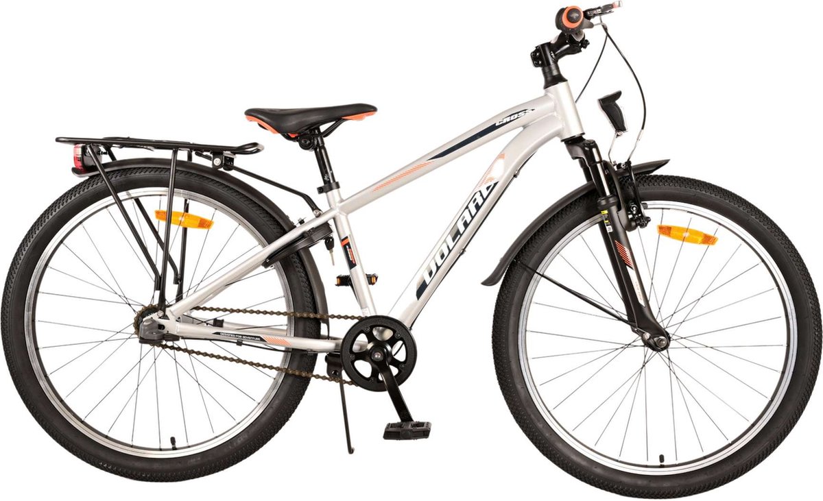 volare cross kinderfiets jongens 24 inch zilver 3 versnellingen