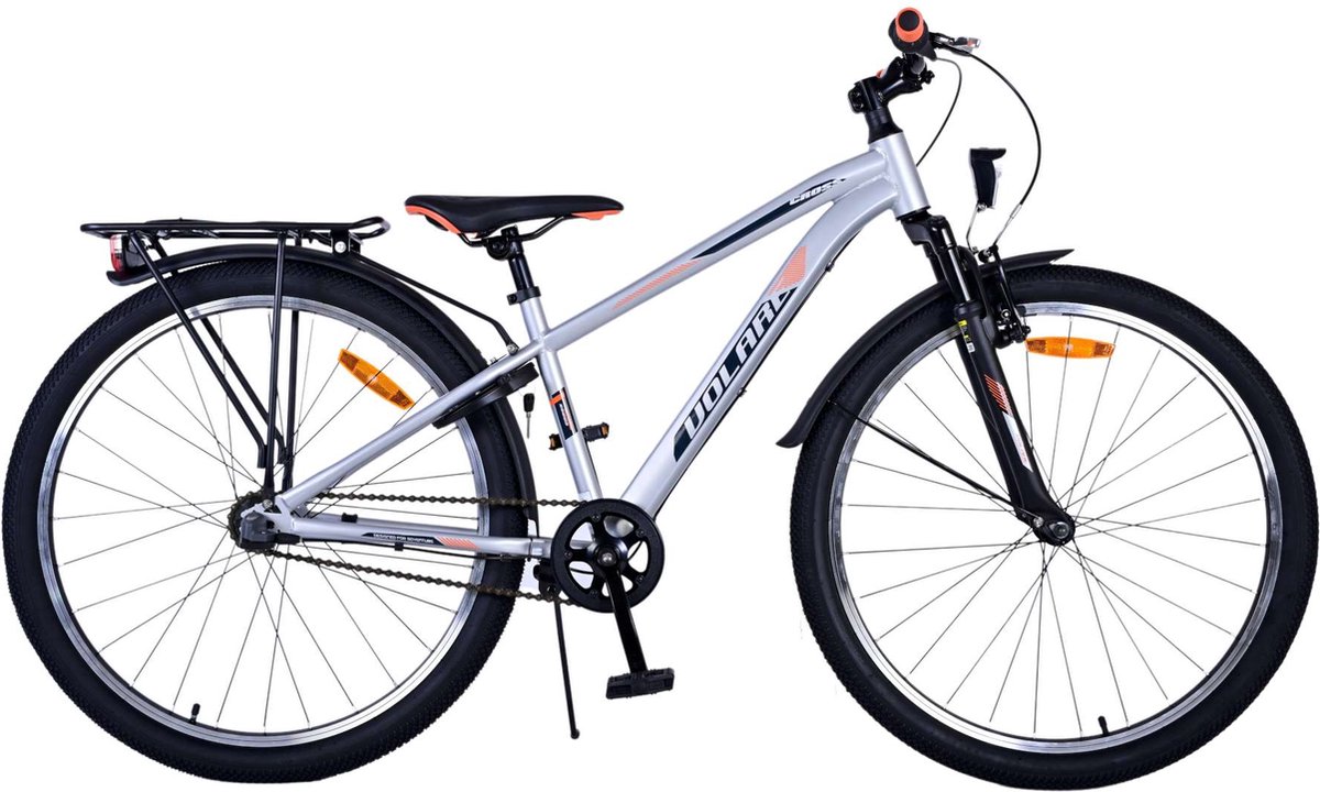 Volare Cross kinderfiets - jongens - 26 inch - Zilver - 3 versnellingen Kinderfiets kopen online