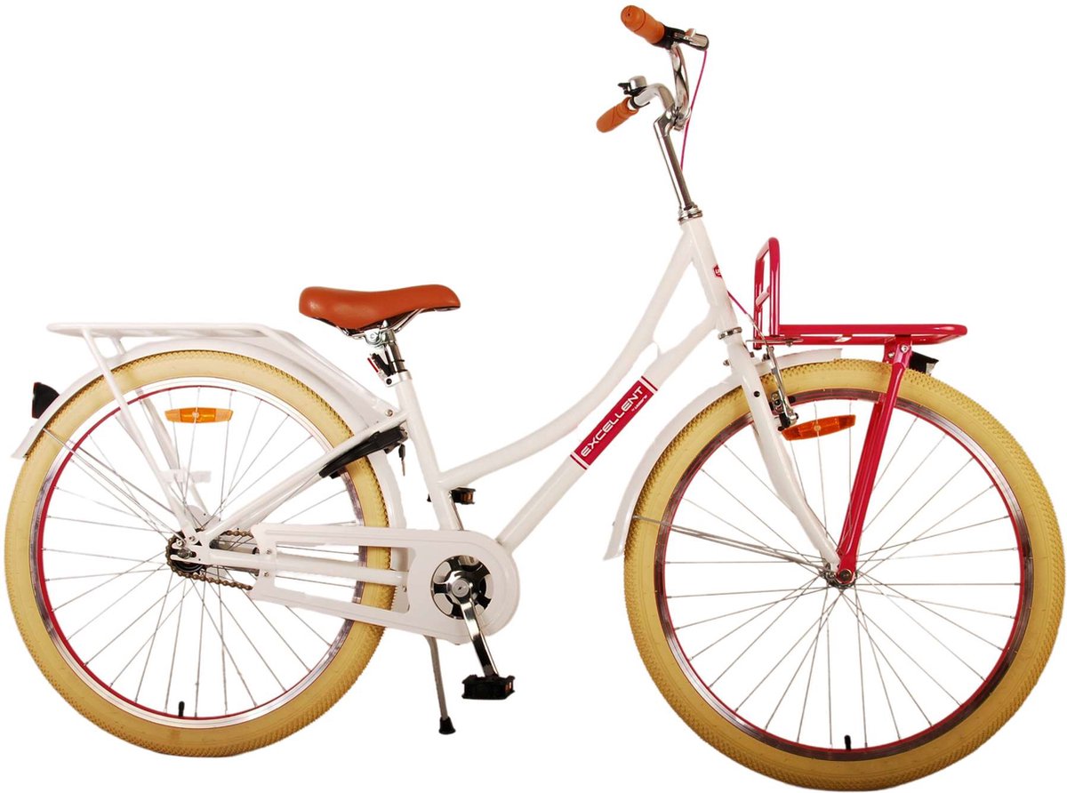 volare excellent kinderfiets meisjes 26 inch wit