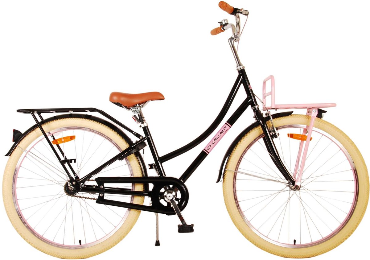 volare excellent kinderfiets meisjes 26 inch zwart