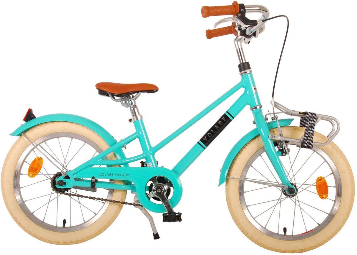Volare Melody Kinderfiets - Meisjes - 16 inch - Turquoise - Prime Collection Kinderfiets kopen online