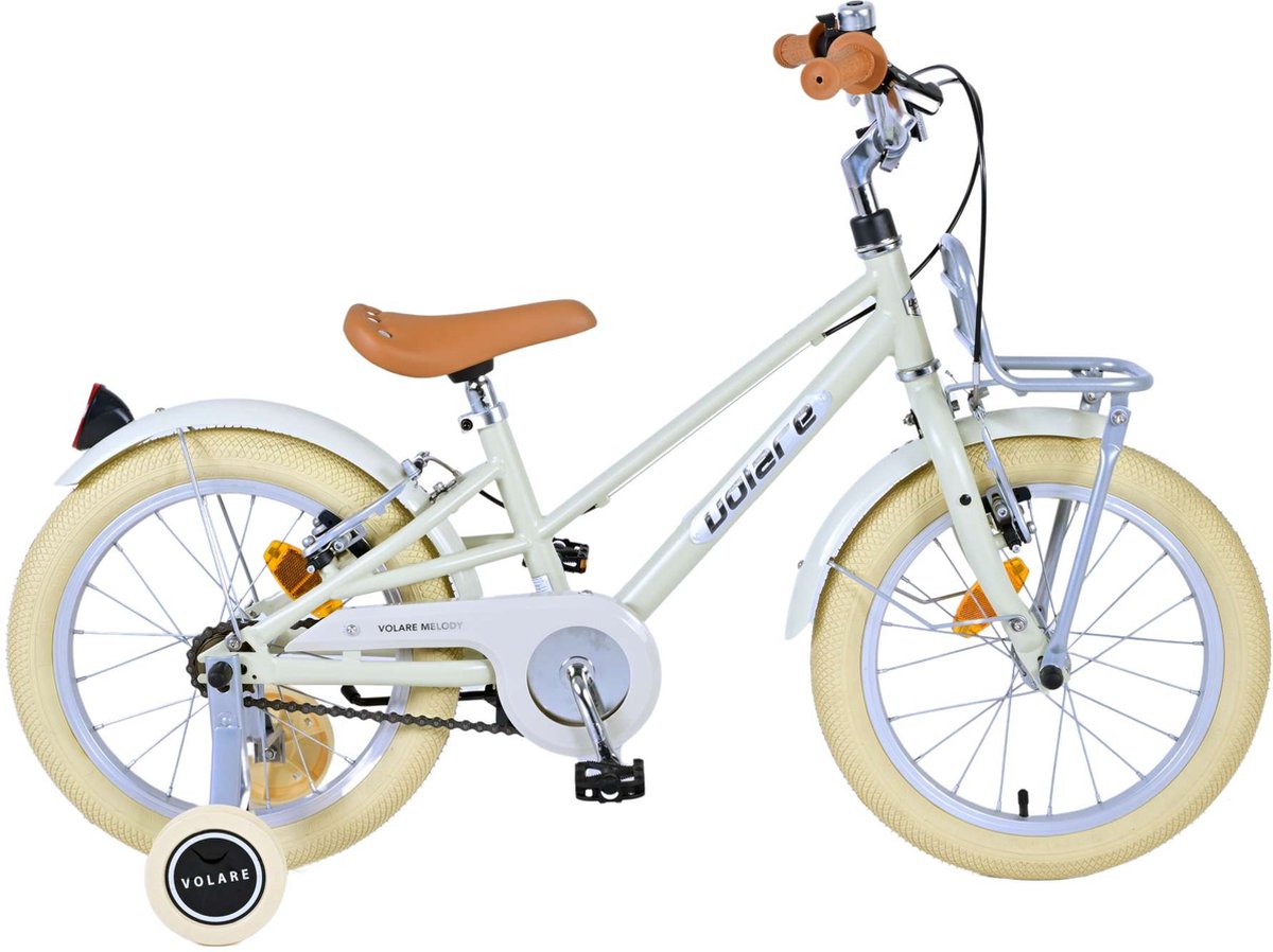 Volare Melody Kinderfiets - Meisjes - 16 inch - Zand Kinderfiets kopen online